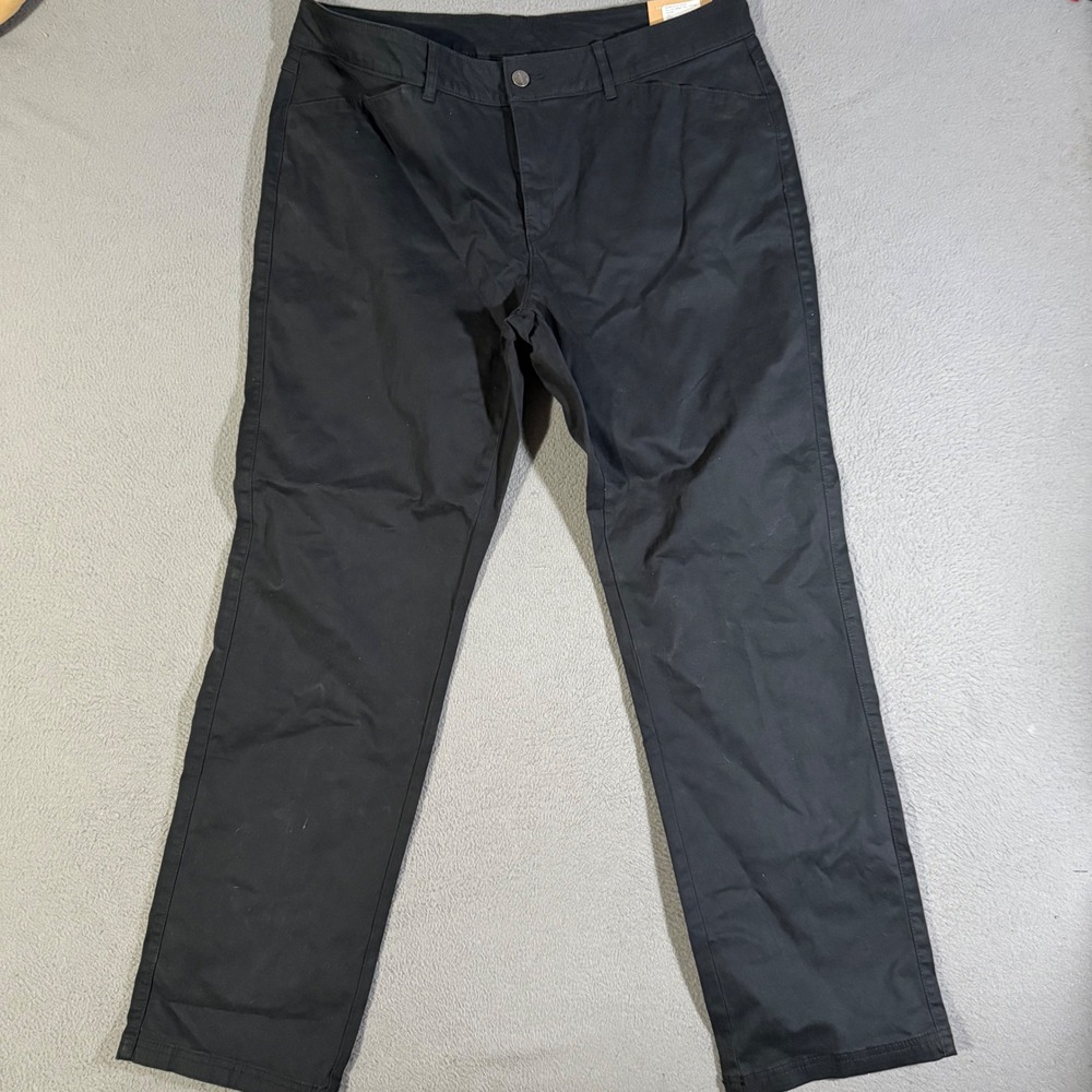 Magellan Outdoors Women's‎ Horsecreek Twill Pants Black Size 14 NWT Casual